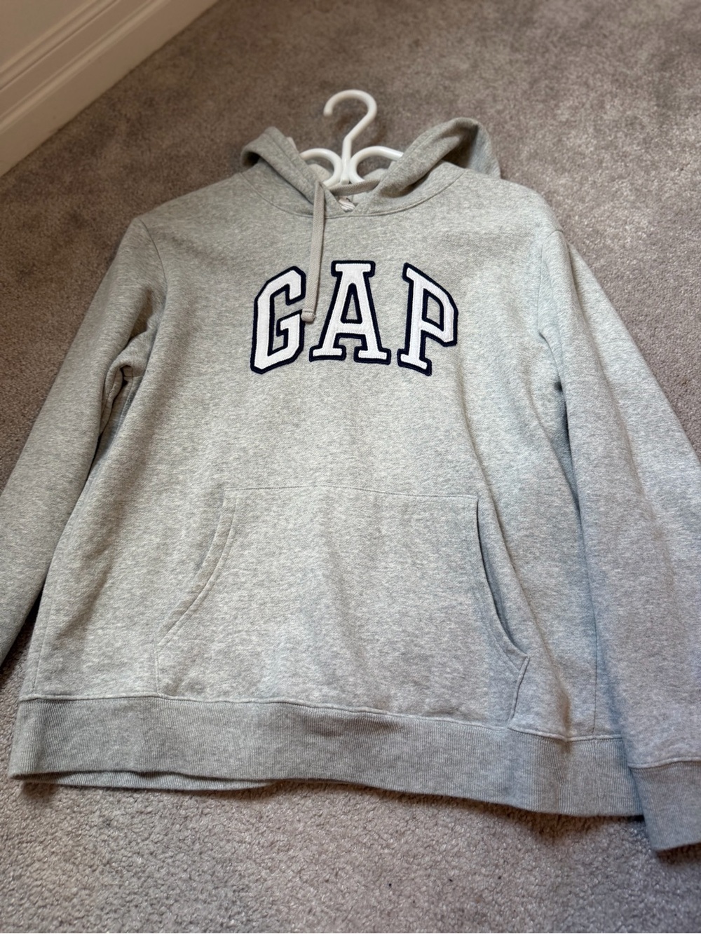 Grey gap hoodie price negotiable